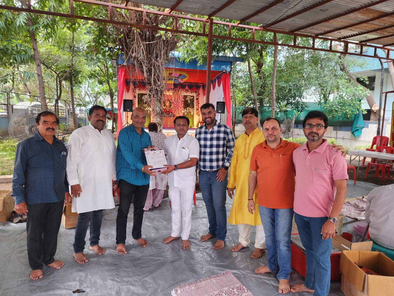 केशवनगर येथील ओरिएंटल मार्व्हल सोसायटीतर्फे गणेशोत्सवानिमित्त सलग ९ व्या वर्षी रक्तदान शिबिर संपन्न