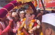 मानाच्या पहिला कसबा गणपतीचे विसर्जन