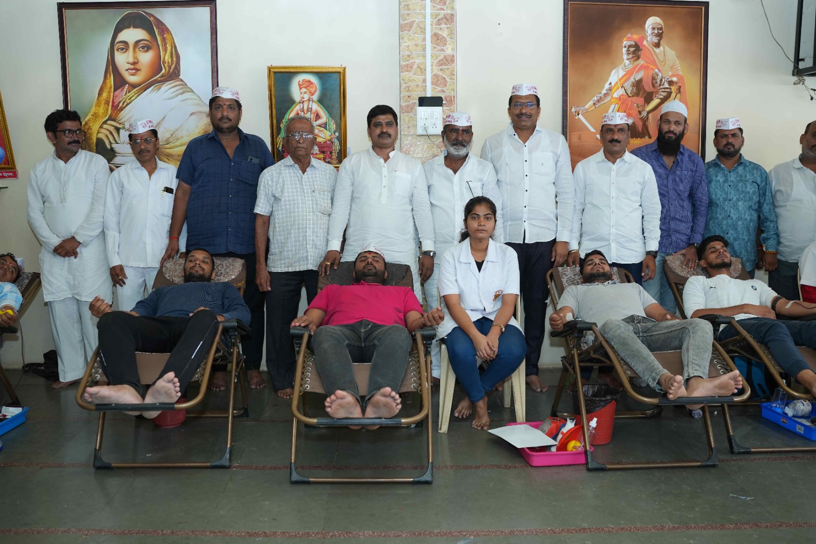 खासदार डॉ. अमोल कोल्हे यांच्या वाढदिवसानिमित्त आयोजित रक्तदान शिबिरास भोसरीकरांचा उदंड प्रतिसाद