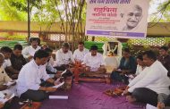 चिंचवड चरखा संघाकडून राष्ट्रपिता महात्मा गांधी यांची जयंती साजरी