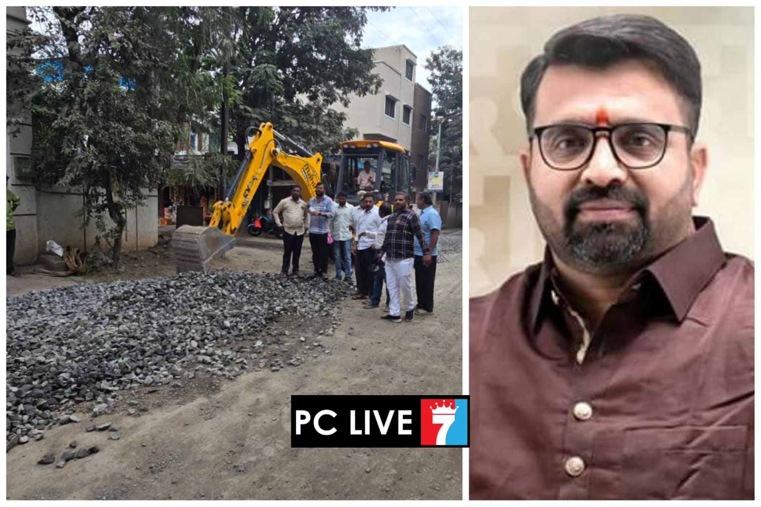 भोसरी-दिघी रस्ता गंगोत्री पार्क येथील रस्त्याच्या कामाला ‘ग्रीन सिग्नल’