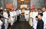बापूसाहेब भेगडे यांचा श्री डोळसनाथ महाराजांचे दर्शन घेऊन प्रचाराचा शुभारंभ