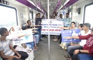 पिंपरी विधानसभांतर्गत मेट्रोमध्ये मतदान जनजागृती