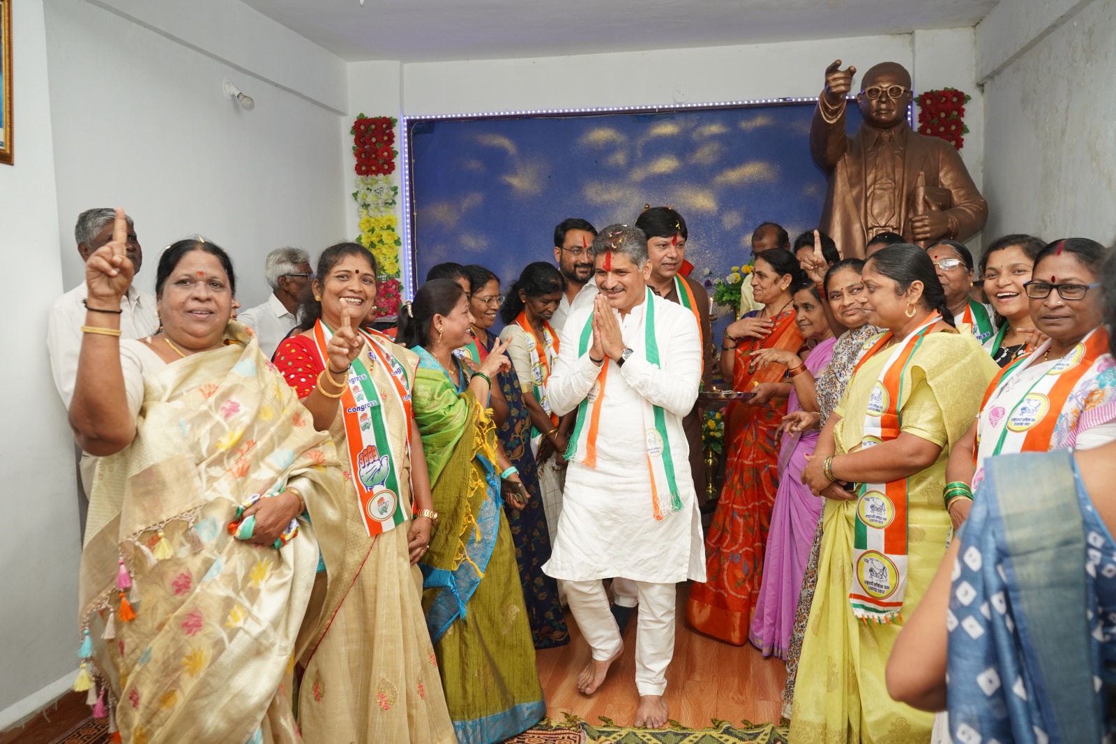 महिलांना भावतेय मविआची 'महालक्ष्मी' योजना; पिंपळे निलखमध्ये राहुल कलाटे यांच्या पदयात्रेत महिलांचा लक्षणीय सहभाग
