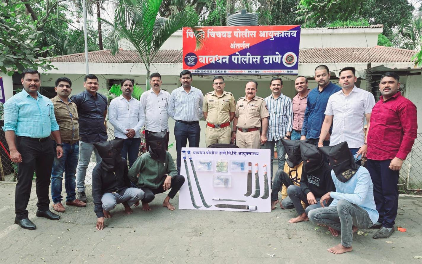 घातक शस्त्र बाळगल्याप्रकरणी चौघांना अटक; बावधन पोलिसांची कारवाई