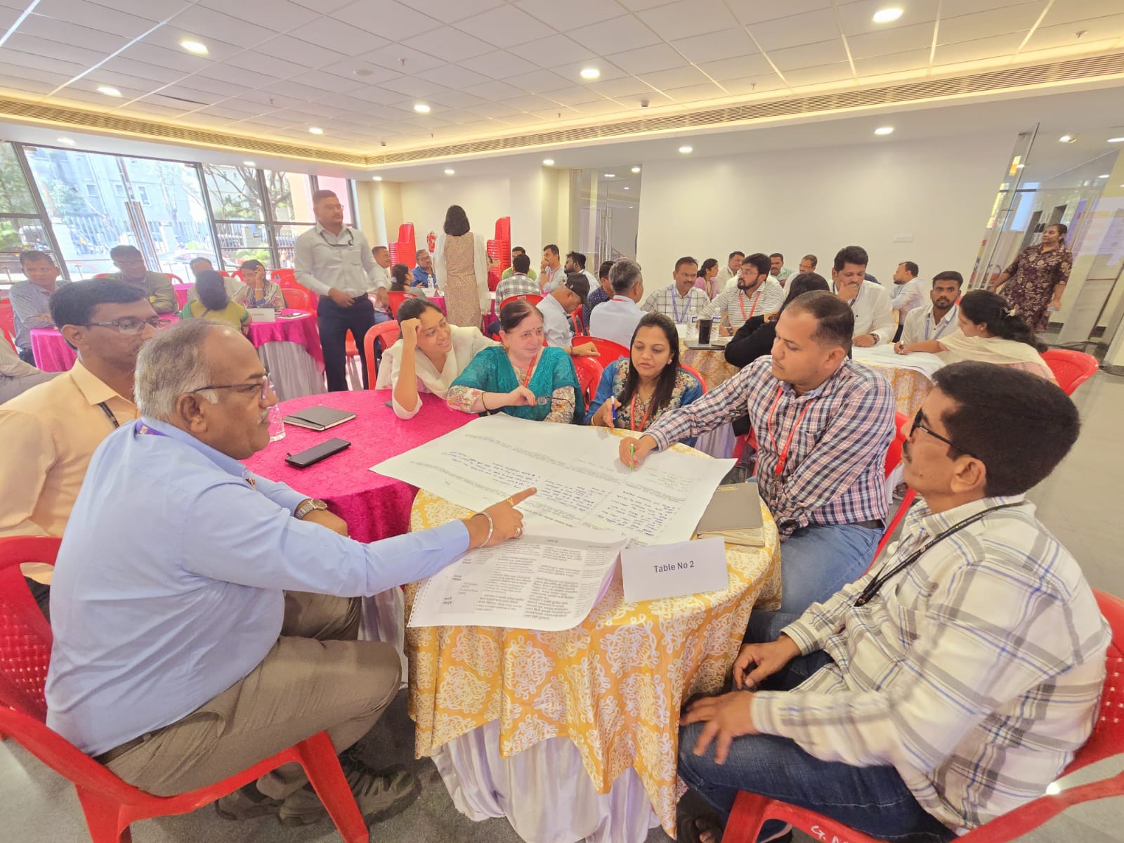 व्हिजन@५० शहर धोरण उपक्रमासाठी अधिकारी, कर्मचारी आणि भागधारकांसमवेत गटचर्चेचे आयोजन