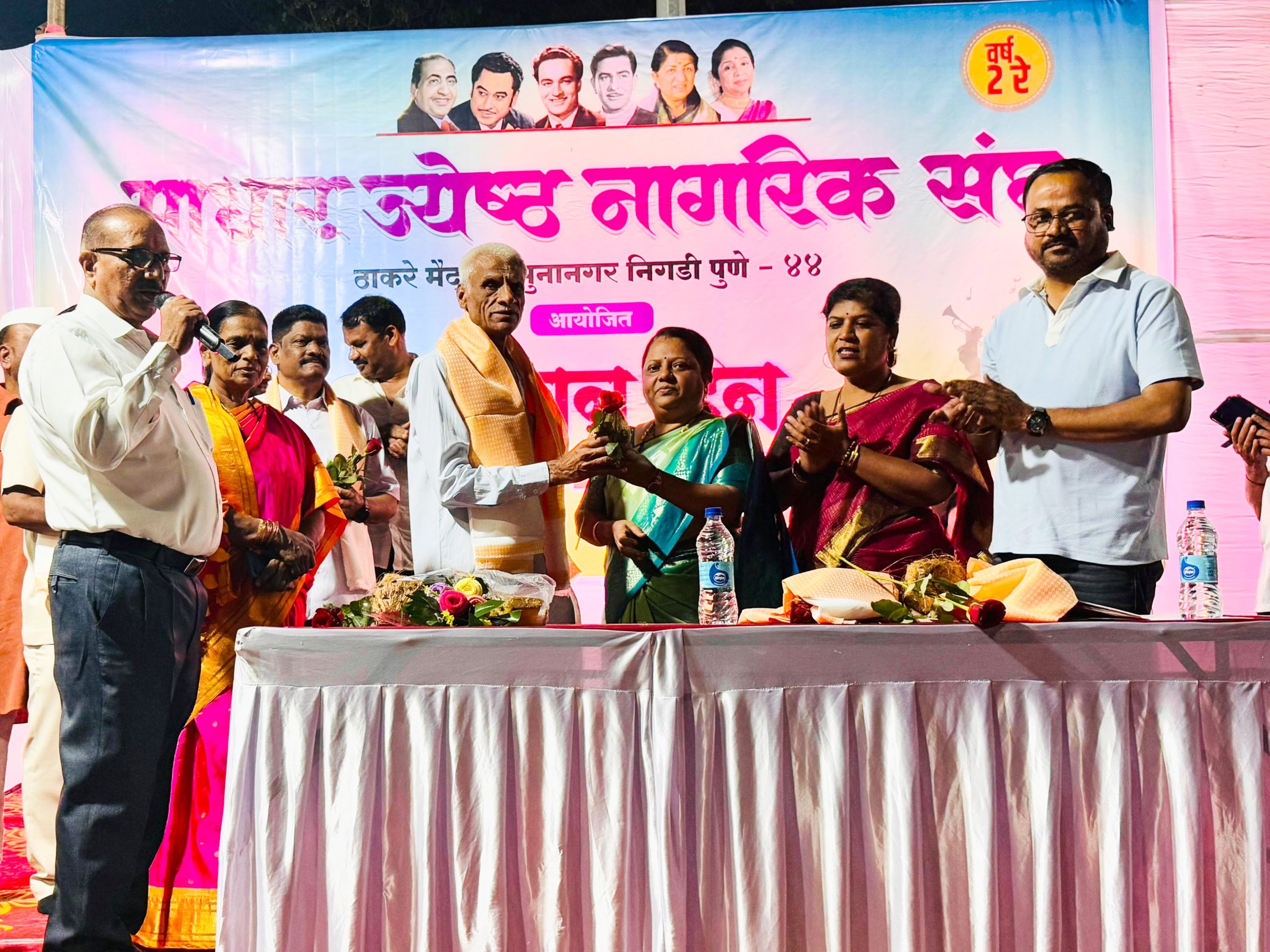 यमुनानगर येथील आधार ज्येष्ठ नागरिक संघाचा वर्धापनदिन उत्साहात संपन्न