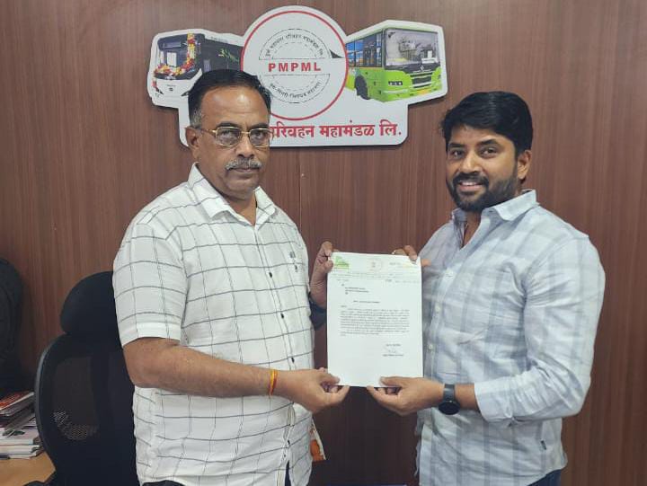 इंद्रायणीनगर भागातील पीएमपीएल बस सेवा सक्षम करा; शिवराज लांडगे यांची मागणी