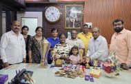 स्केटिंग नॅशनल चॅम्पियनशिपच्या अंडर सेवनमधील निवडीबद्दल पर्णिका इंदापुरेचा विजयराज पतसंस्थेतर्फे सत्कार