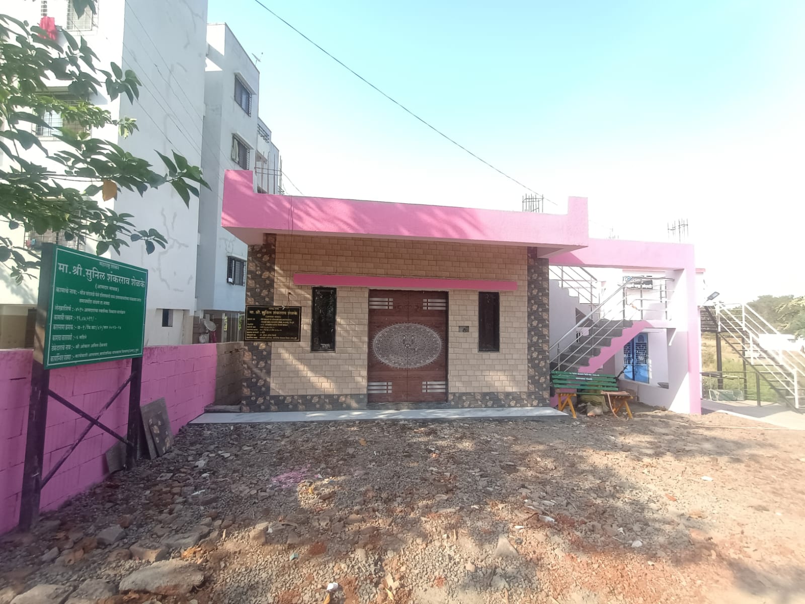 परंदवडी येथील दलित वस्तीमध्ये समाज मंदिराचे बांधकाम पूर्ण; आमदार सुनील शेळके यांच्या स्थानिक विकास निधीतून झाला प्रकल्प