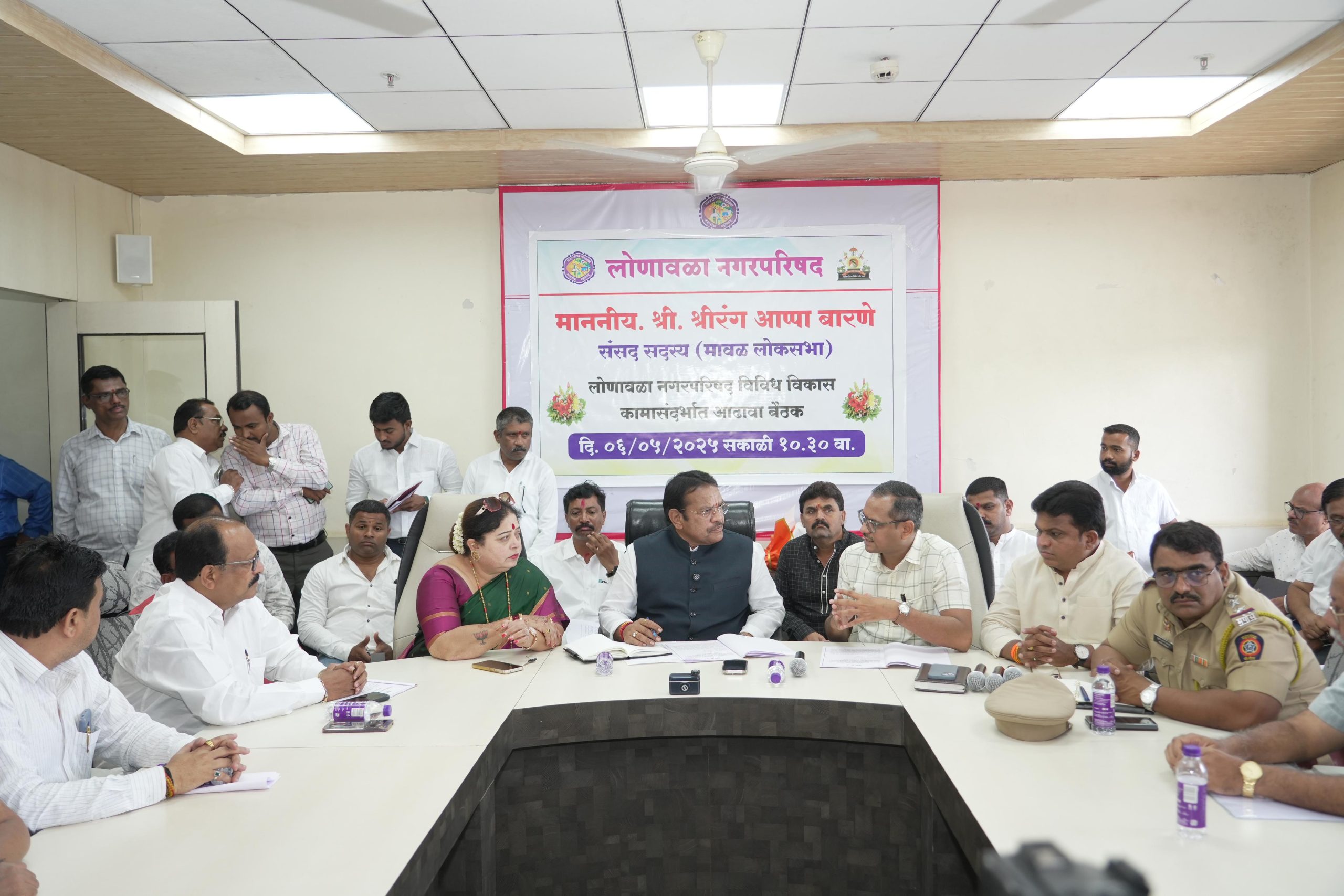 लोणावळ्यातील पावसाळापूर्व कामाला गती द्या; खासदार श्रीरंग बारणे यांचे प्रशासनाला आदेश..!