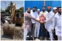 चिखली-पाटीलनगर येथील वाहतुकीला अडथळा ठरणाऱ्या ट्रान्सफॉर्मरचे स्थलांतर..!