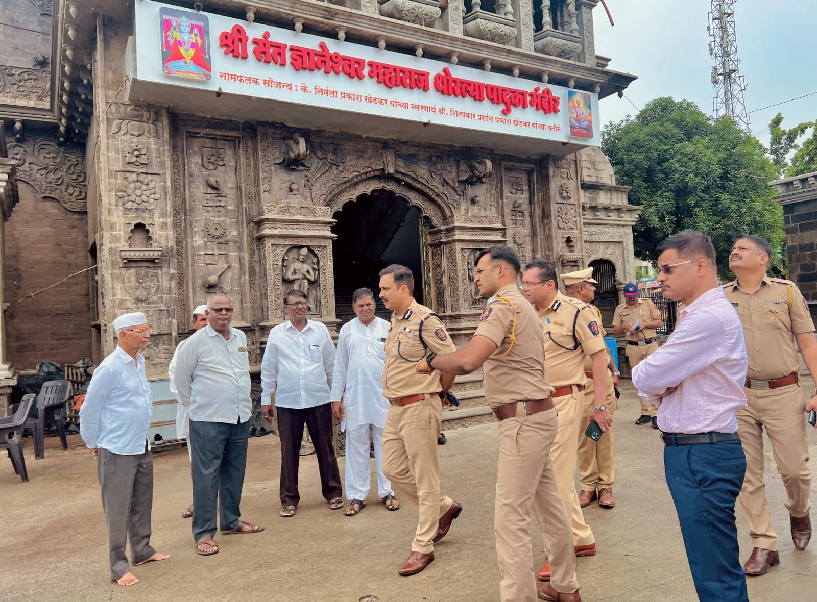 पोलीस आयुक्तांकडून आषाढी वारी पालखी सोहळ्याच्या तयारीची पाहणी