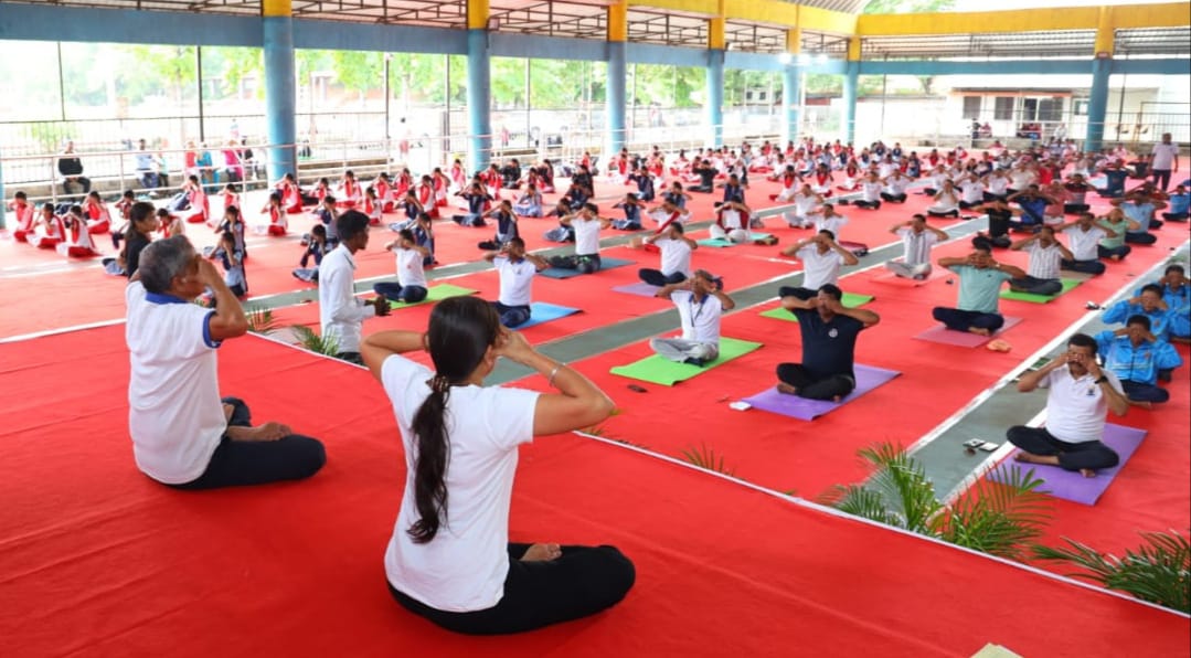 पिंपरी चिंचवड महापालिकेच्यावतीने आंतरराष्ट्रीय योग दिन उत्साहात साजरा