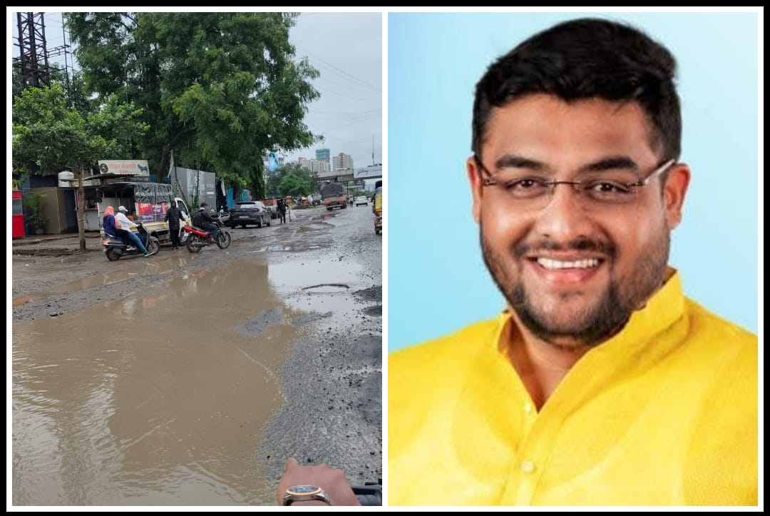 वाकड-हिंजवडी परिसरातील रस्त्यांची दयनीय अवस्था; तात्काळ रस्त्यांची दुरुस्ती करण्याची विशाल वाकडकर यांची मागणी