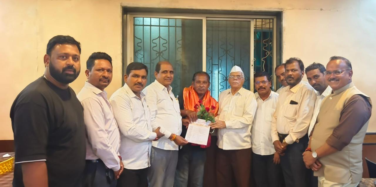 देहू - देहूरोड मराठी पत्रकार संघाच्या अध्यक्षपदी रमेश कांबळे यांची निवड