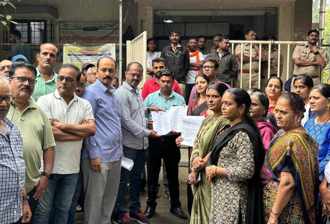 जुनी सांगवी परिसरात खंडित वीजपुरवठ्याने नागरिक हैराण; महावितरण कार्यालयावर नागरिकांसह भाजपचा मोर्चा