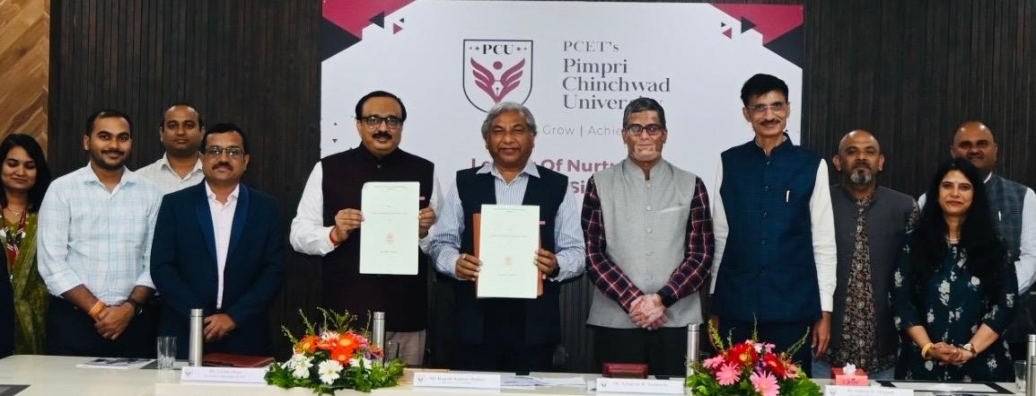 पीसीयू आणि यूयूजीसी, एचआरडीसी यांच्या मध्ये सामंजस्य करार