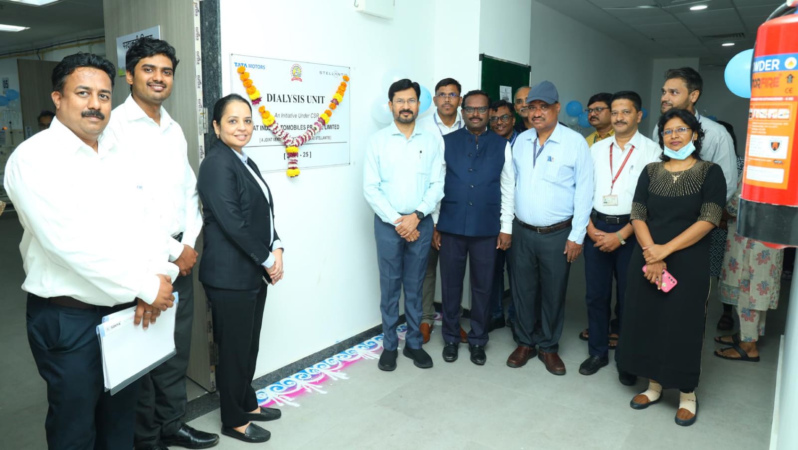 तालेरा रुग्णालयात फियाट कंपनीच्या सीएसआर निधीद्वारे उभारलेल्या अत्याधुनिक डायलिसिस सेंटरचे उद्घाटन