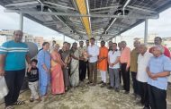 पिंपळे सौदागर येथील साई साहेब सोसायटीमधील सोलर पॅनलचे नाना काटे यांच्या हस्ते उद्घाटन