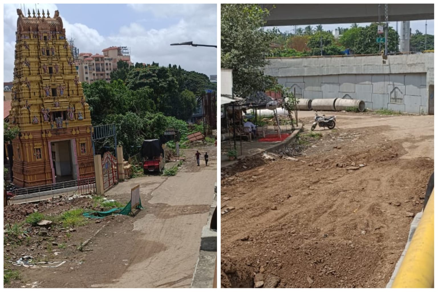 भक्ती-शक्ती उड्डाणपूल ते श्रीकृष्ण मंदिरापर्यंतचा रस्ता तातडीने दुरुस्त करा; सचिन काळभोर यांची मागणी