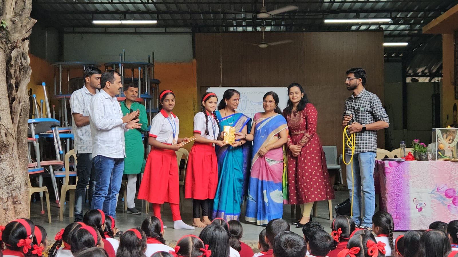 इंद्रायणीनगर येथील महापालिकेच्या शाळेत 