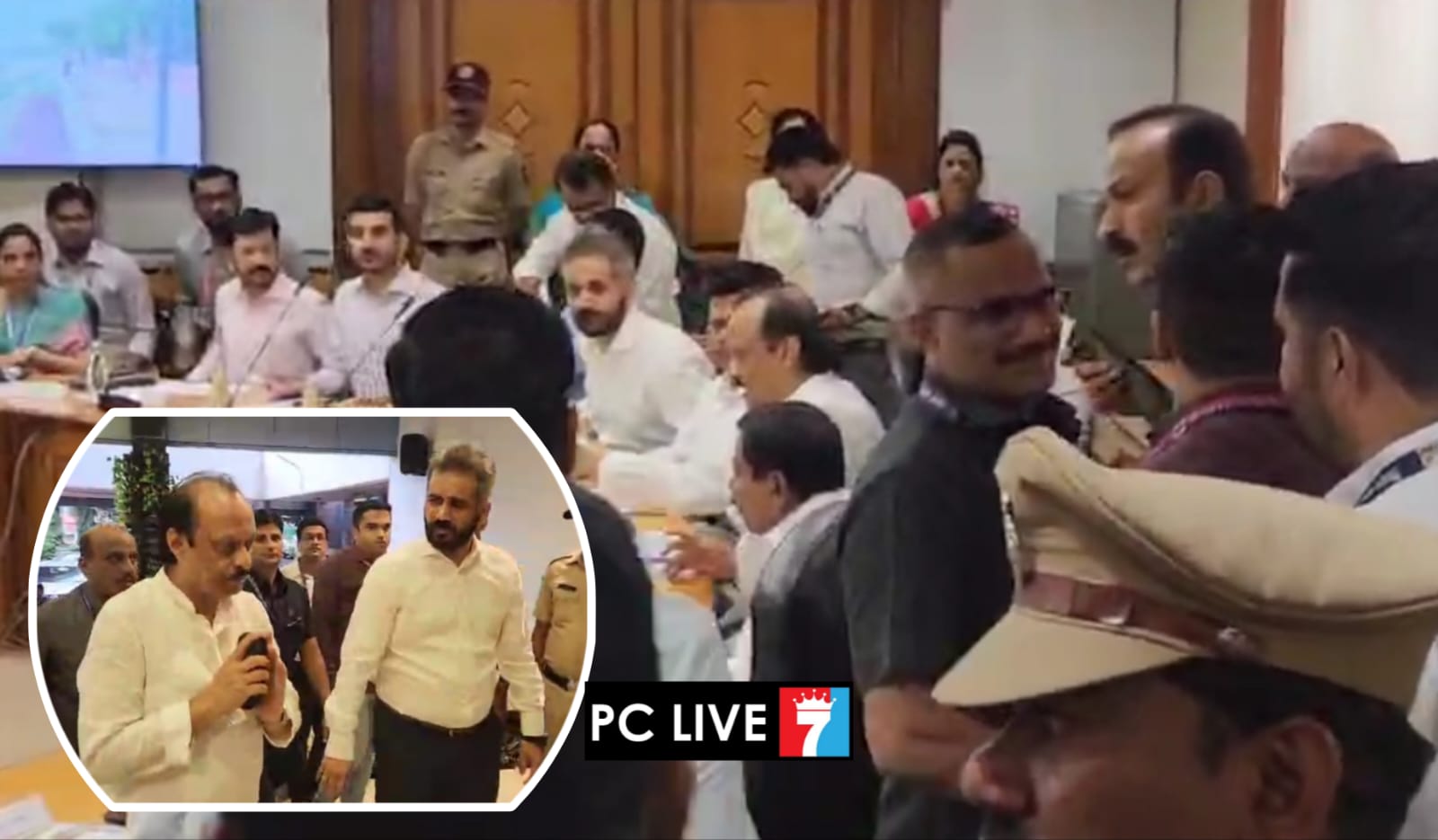 महापालिका निवडणुकीच्या पार्श्वभूमीवर अजित पवारांनी कंबर कसली.. सकाळी ७ वाजताच पिंपरी चिंचवड महापालिकेत दाखल