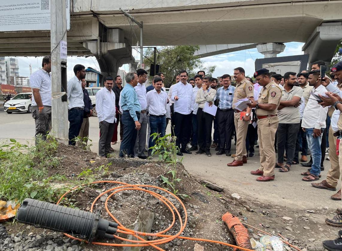 वाकड ते मामुर्डी सर्व्हिस रस्त्याच्या कामाला गती, वाहतूक कोंडीतून होणार कायमची सुटका