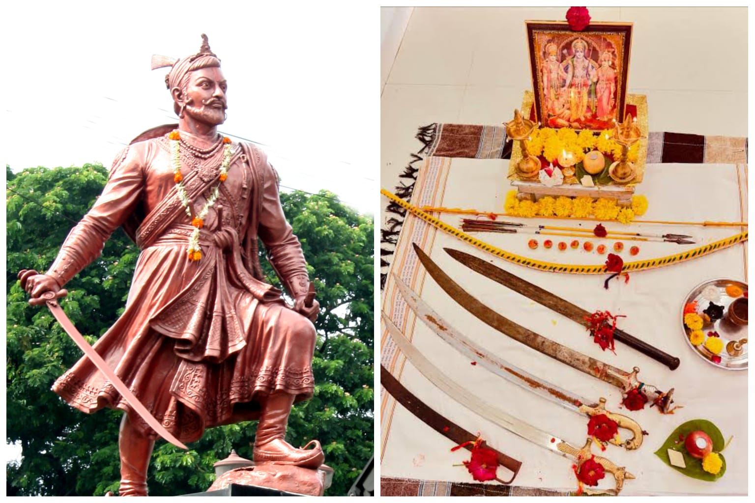 आस्मानी संकटाच्या पार्श्वभूमीवर ‘‘शस्त्रपूजन सोहळा’’ रद्द; हिंदुभूषण स्मारक ट्रस्टचे उपाध्यक्ष गणेश भुजबळ यांची माहिती