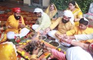 चिखली साने चौक येथील अंबिका भवनात अंबिका भवानीची ज्योत प्रकट; शेकडो भाविकांनी घेतले दर्शन