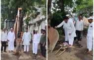 चिखली येथील मोरे पाटील चौकातील ड्रेनेज समस्येवर कायमचा तोडगा, नवीन ड्रेनेज लाईन कामाचा शुभारंभ