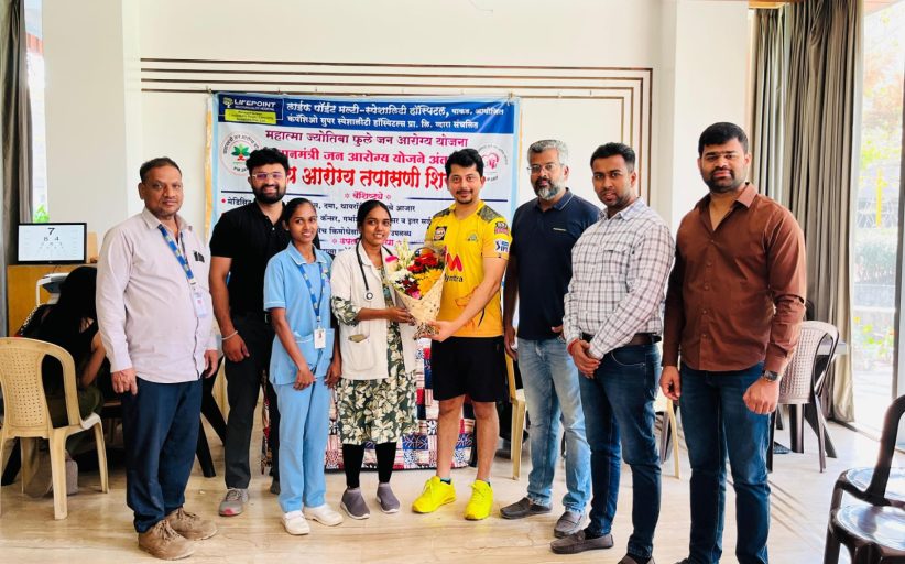 पुनावळे येथे युवासेना आयोजित आरोग्य शिबिराला नागरिकांचा उत्स्फूर्त प्रतिसाद