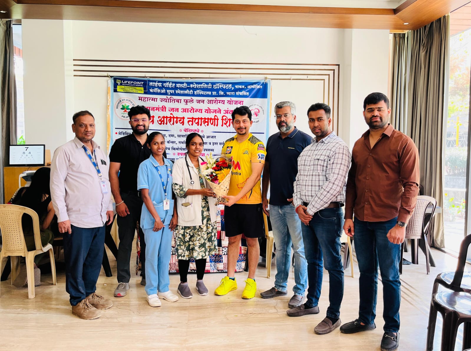 पुनावळे येथे युवासेना आयोजित आरोग्य शिबिराला नागरिकांचा उत्स्फूर्त प्रतिसाद