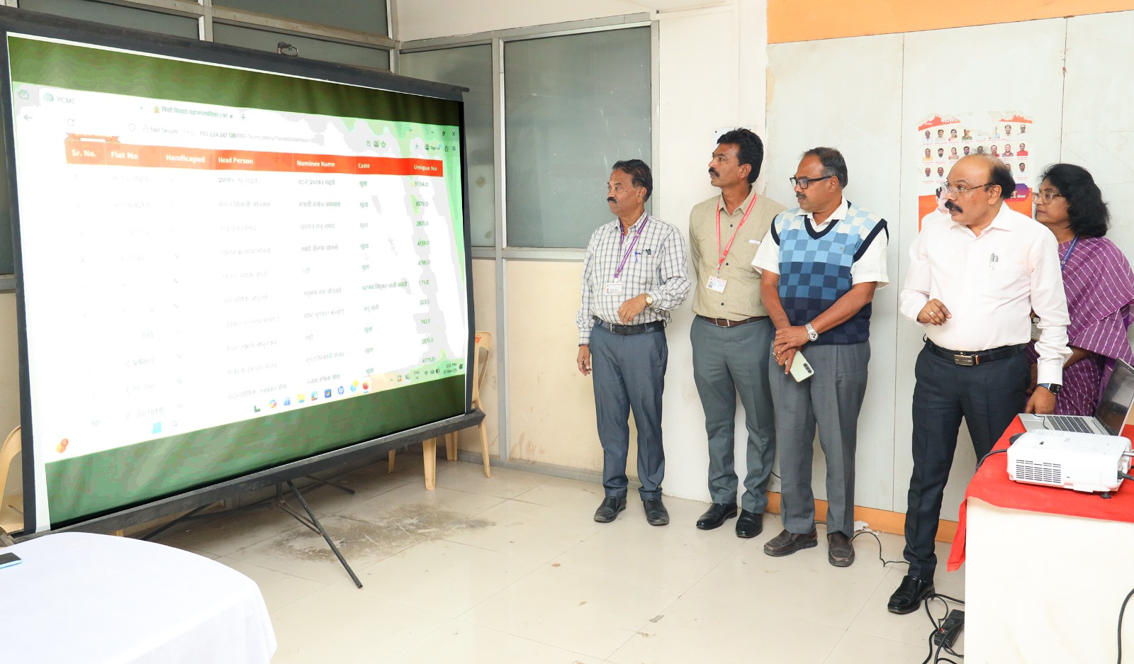 पिंपरी चिंचवड महापालिकेकडून ३२ घरकुलांसाठी सोडत संपन्न