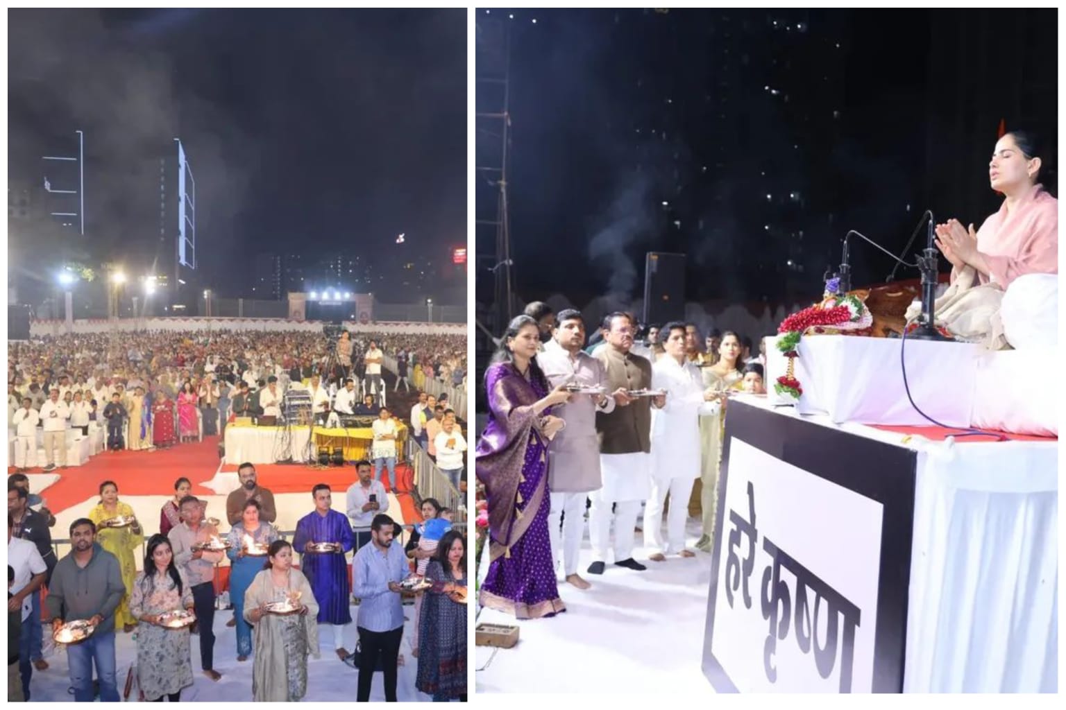 वाकड येथे श्रीकृष्णलीला मायरा कथेला नागरिकांचा तुफान प्रतिसाद