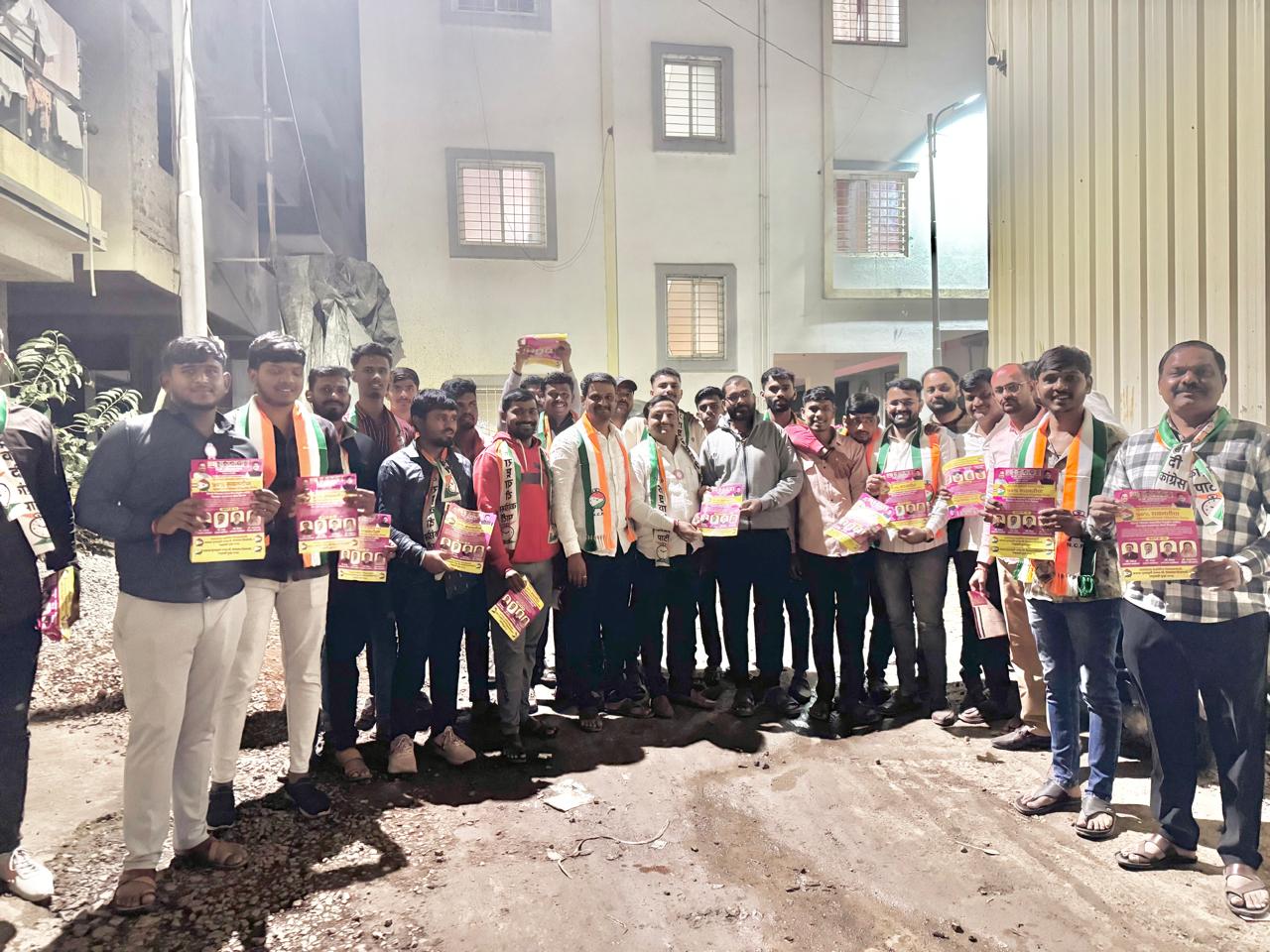तळवडे प्रभागात राष्ट्रवादी काँग्रेसची प्रचारात आघाडी; घराघरांत उमेदवारांची धडक, युवकांचा पुढाकार