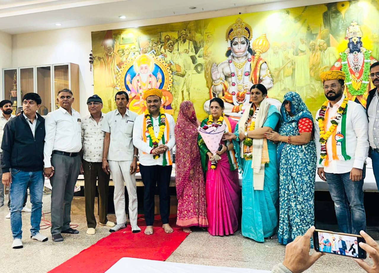 आकुर्डीतील राष्ट्रवादीच्या उमेदवारांना जंगीड समाजाकडून शुभेच्छा