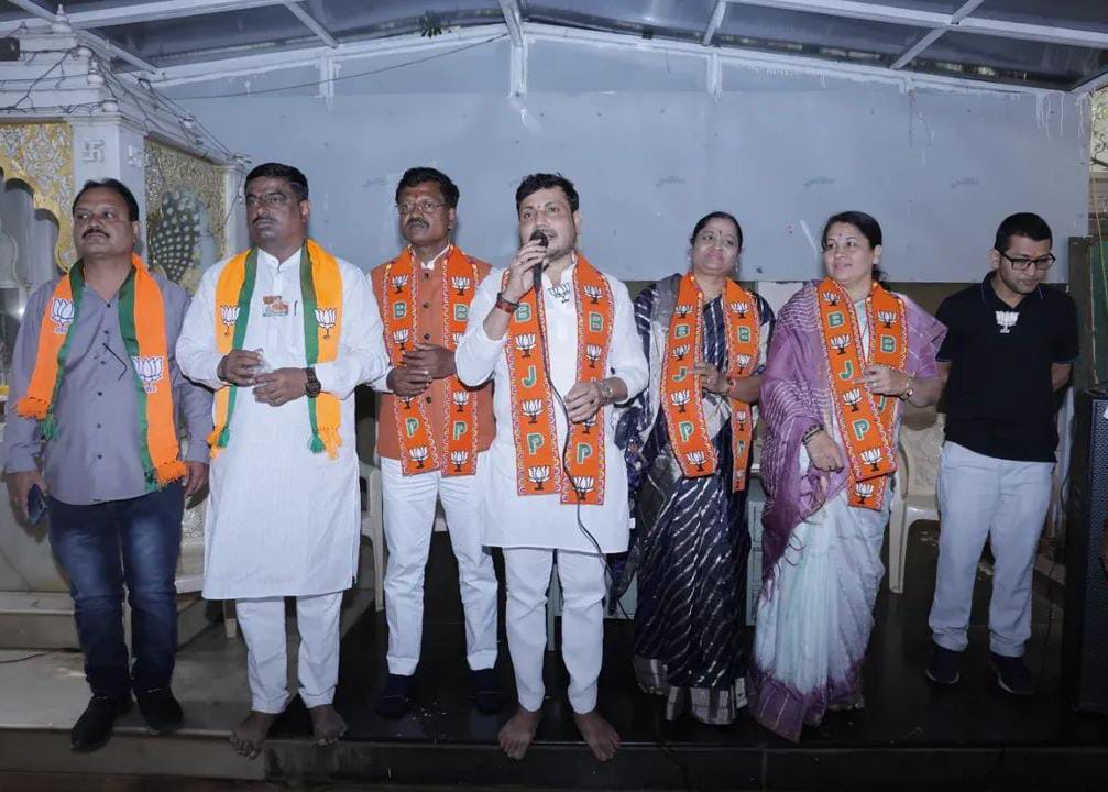 पिंपळे सौदागरमध्ये शहराध्यक्ष शत्रुघ्न काटे यांच्या नेतृत्वात भाजपचा 'झंझावात'