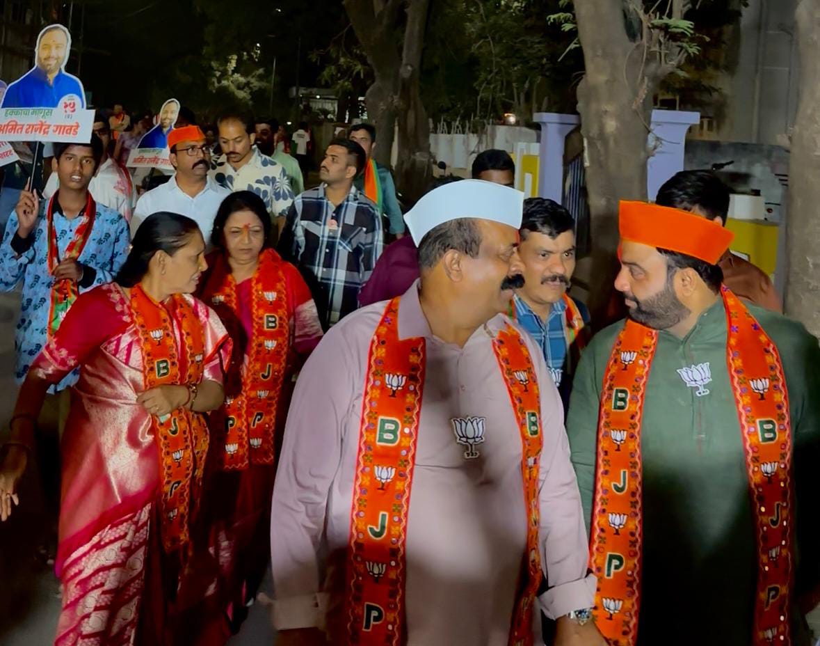 “इथे आश्वासनांची गरजच नाही” : प्रभाग १५ मध्ये भाजपचा प्रचार म्हणजे पूर्ण झालेल्या कामांचा दाखला..!