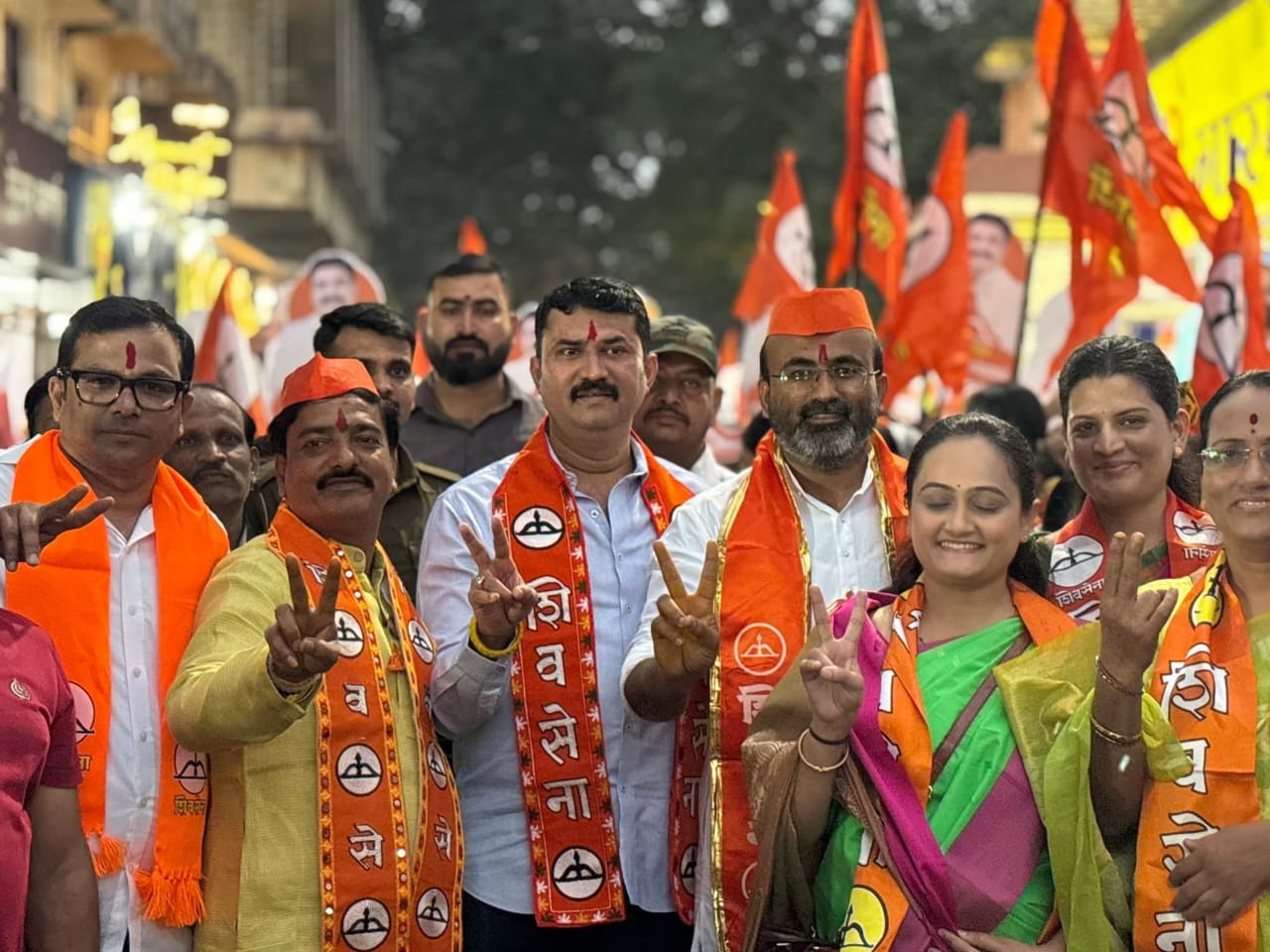 प्रभाग क्र.१५ मध्ये उत्स्फूर्त प्रतिसादात शिवसेनेची ‘आशीर्वाद पदयात्रा’ संपन्न