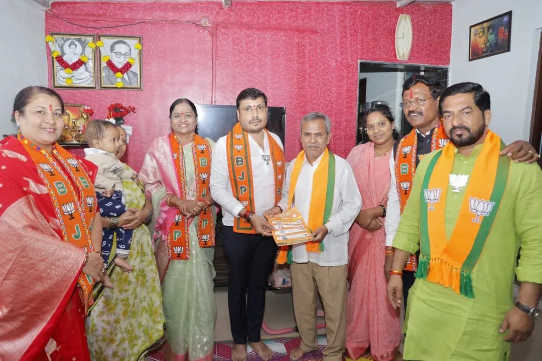 पिंपळे सौदागर प्रभाग २८ मध्ये भाजपाची प्रचारात आघाडी; गाठीभेटींना मतदारांकडून उत्स्फूर्त प्रतिसाद