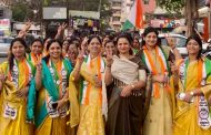 प्रभाग ७ मध्ये राष्ट्रवादीच्या महिला शक्तीचा भव्य जल्लोष