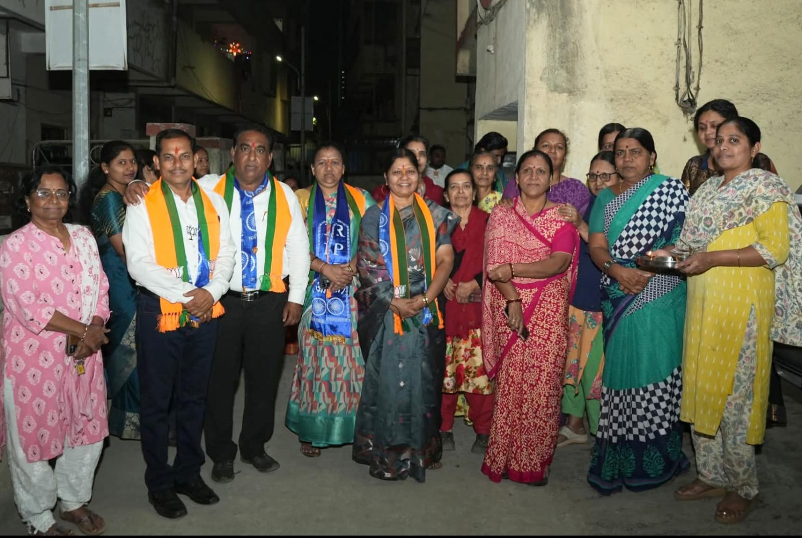प्रचार अंतिम टप्प्यात; प्रभाग क्र.२१ मध्ये भाजपा- आरपीआय (आठवले) युतीच्या उमेदवारांना वाढता पाठिंबा