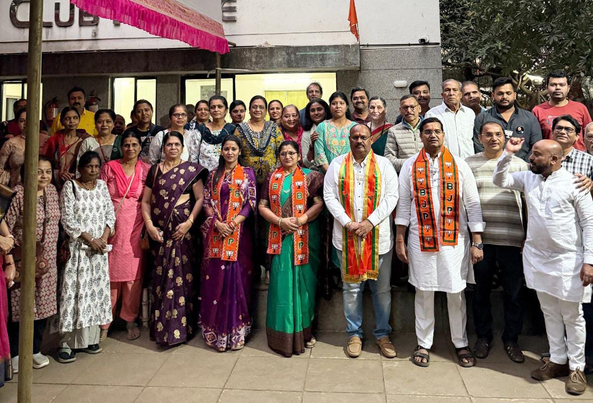 प्रभाग २६ मध्ये भाजप उमेदवारांची प्रचारात निर्णायक आघाडी