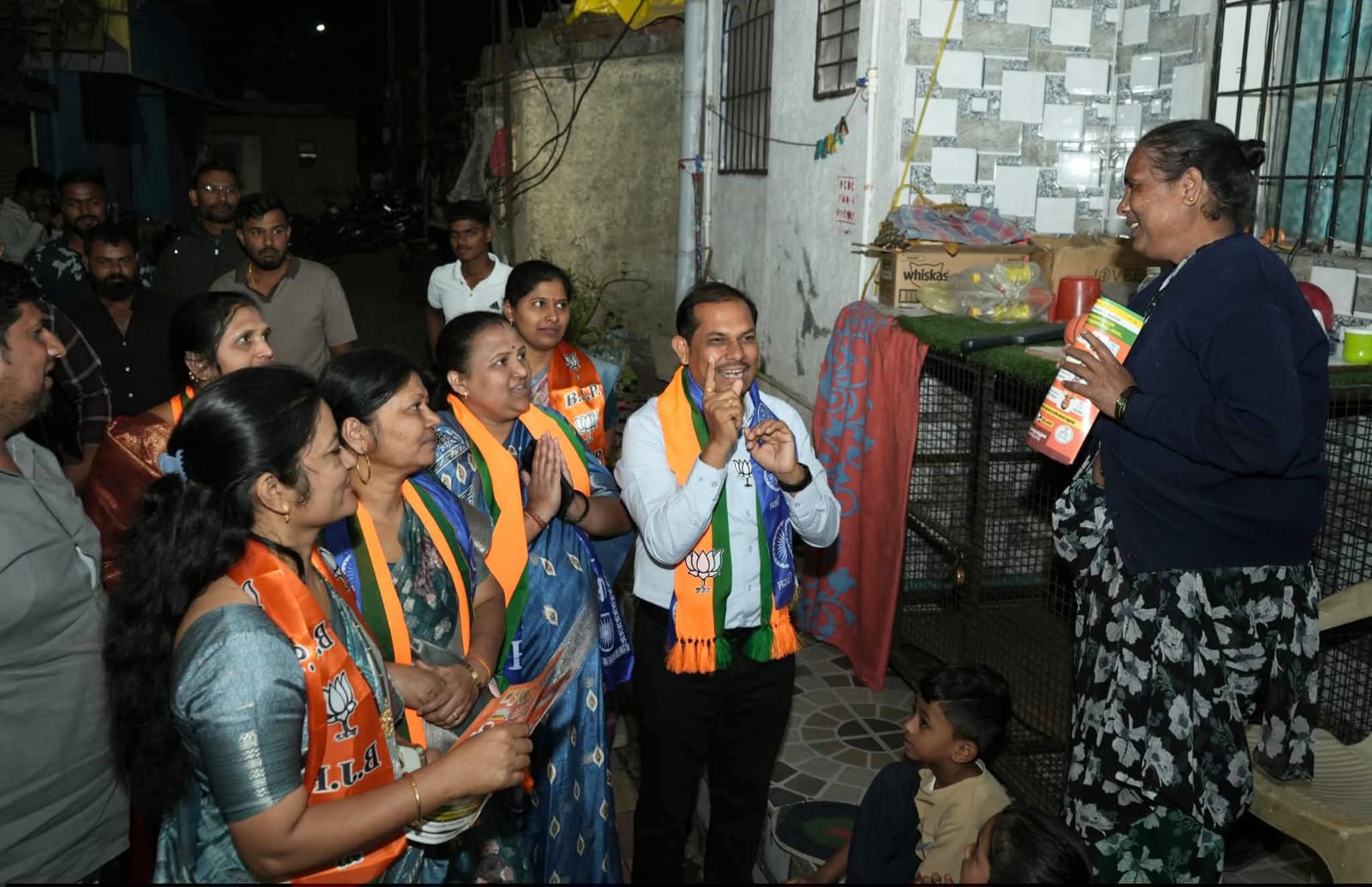 पिंपरी प्रभाग २१ मध्ये भाजप- आरपीआय (आठवले) पॅनलला प्रचारात निर्णायक आघाडी