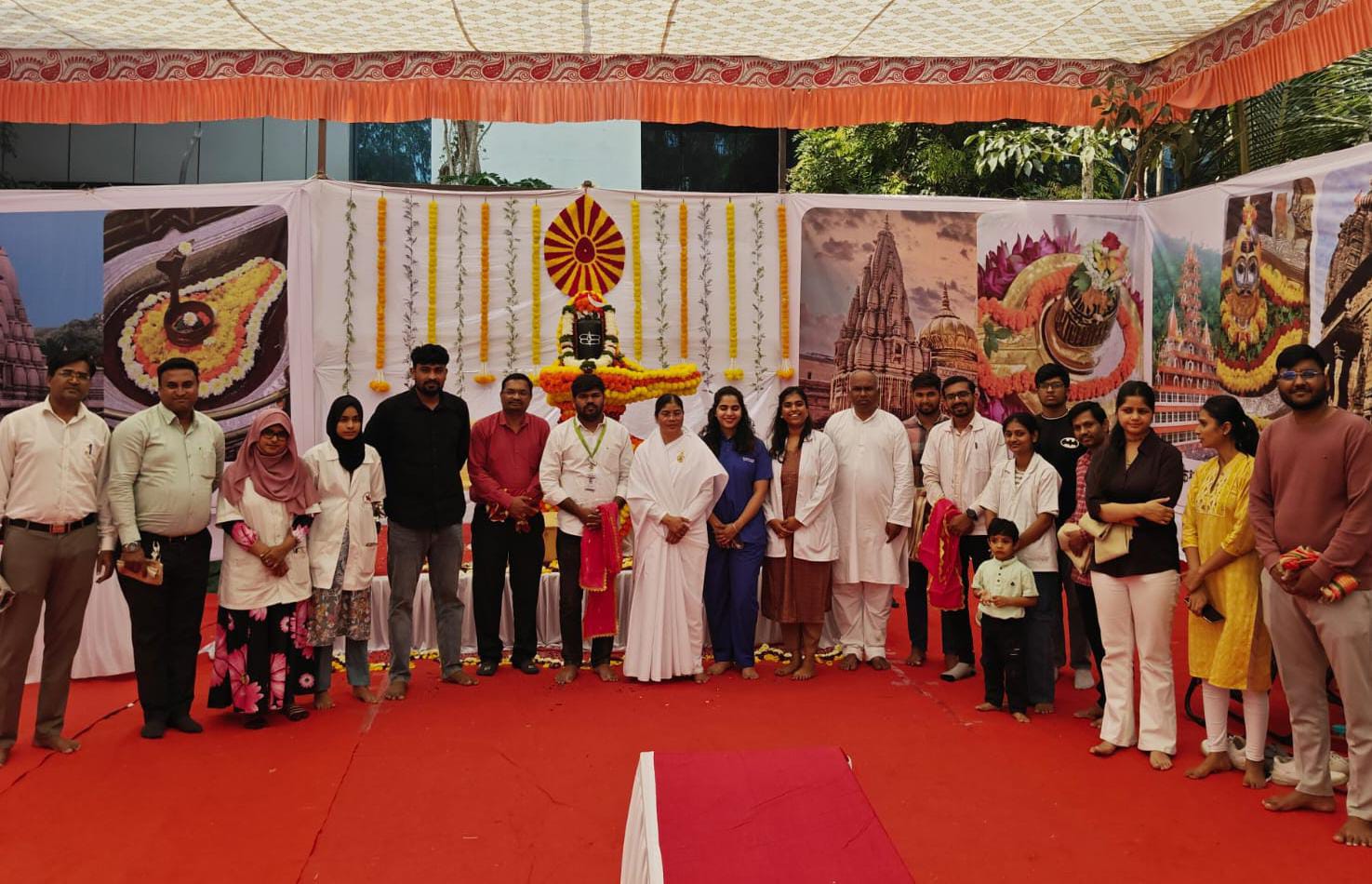 महाशिवरात्रि निमित्त ब्रह्माकुमारीज मध्ये सहस्र शिवलिंग दर्शन व आरोग्य शिबीर संपन्न