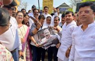 पिंपरीत भाजपचे काँग्रेस प्रदेशाध्यक्ष हर्षवर्धन सपकाळ यांच्या प्रतिमेला 
