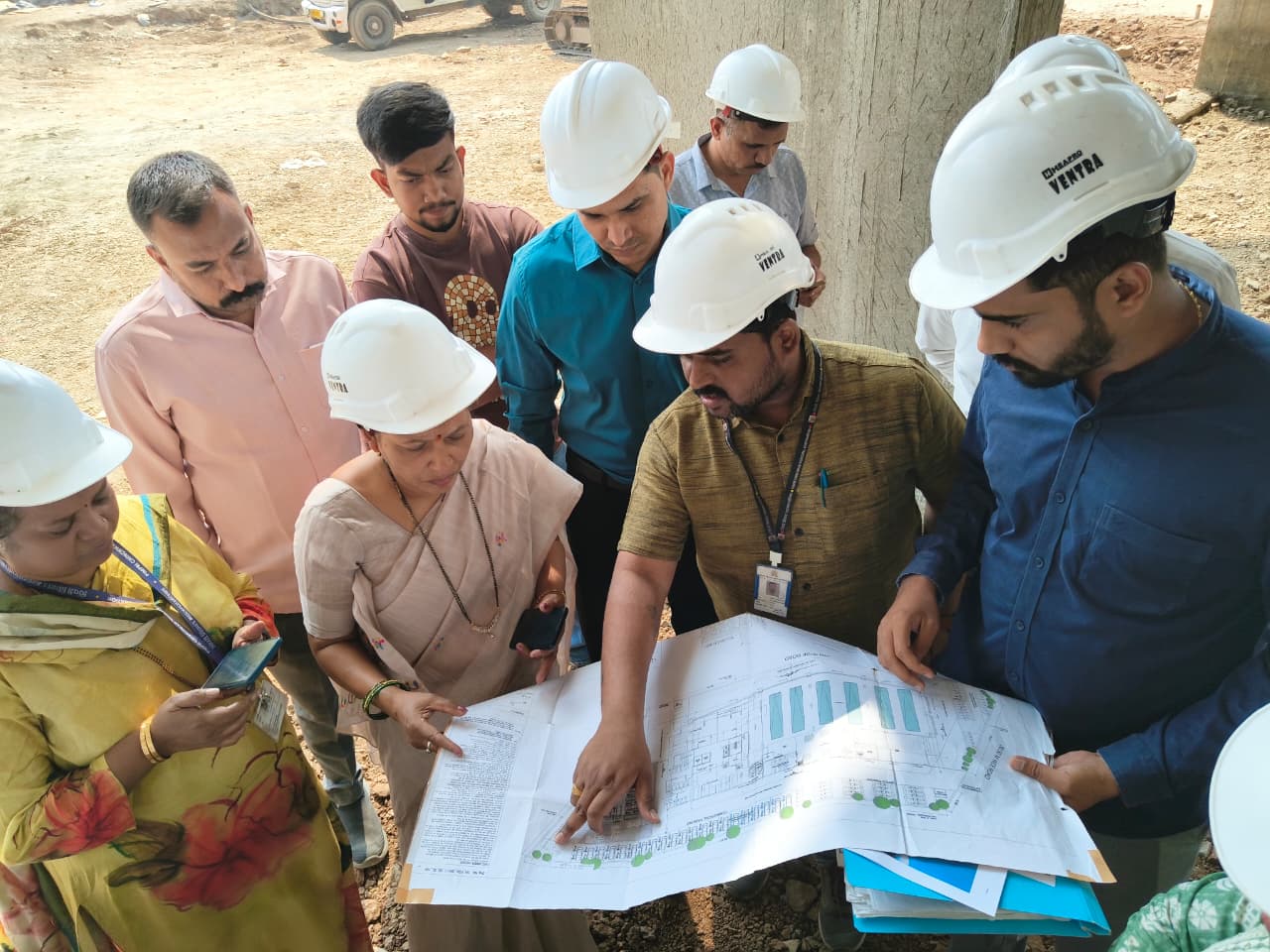 उपमहापौर शर्मिला बाबर यांनी केली निगडी प्राधिकरण अग्निशमन केंद्राच्या कामाची पाहणी