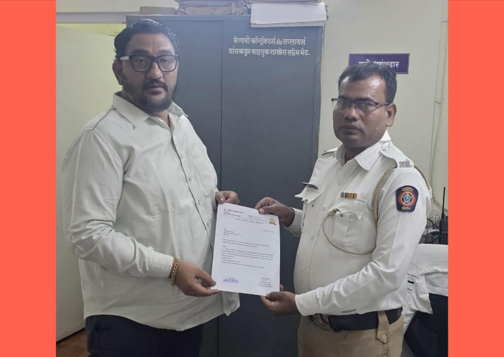 दिघी रोडवर रस्त्याच्या कामामुळे वाहतूक कोंडी; वाहतूक पोलीस व होमगार्ड तैनात करण्याची नगरसेवक जालिंदर शिंदे यांची मागणी