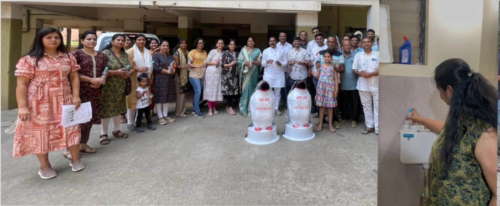 पाणी बचतीबाबत उन्नती सोशल फाउंडेशनचा पुढाकार; “फ्लश सेव्ह वॉटर अभियान”द्वारे एका सोसायटीतच दररोज ६४० लिटर पाणी बचत